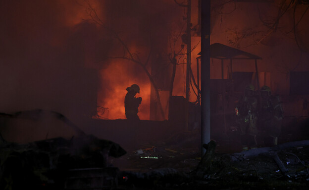 זירת נפילה במרכז הארץ (צילום: Reuters)