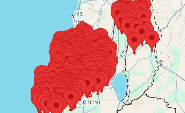 אזעקות ברחבי הצפון (צילום: צופר)