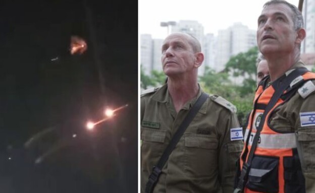 כוחות פיקוד העורף בזירת נפילה (צילום: דובר צה
