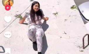 ממ"ד בהפתעה (צילום: טיקטוק)