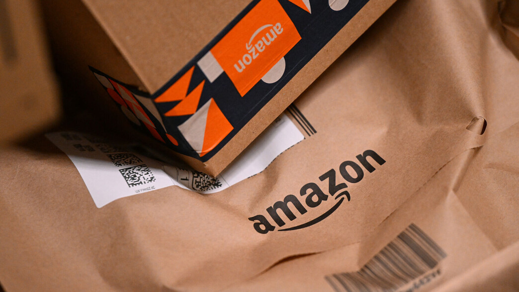 חבילה של אמזון במרכז הפצה בגרמניה