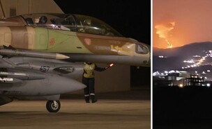 תקיפות חיל האוויר  (צילום: רשתות חברתיות לפי סעיף 27 א', דובר צה"ל)