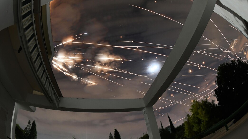 יירוטים ברחבי הארץ עקב שיגור טילים מאיראן