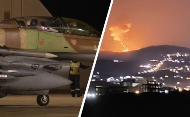תקיפות חיל האוויר  (צילום: רשתות חברתיות לפי סעיף 27 א', דובר צה