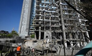 פגיעה ישירה במרכז הארץ (צילום: יוסי זליגר, TPS)