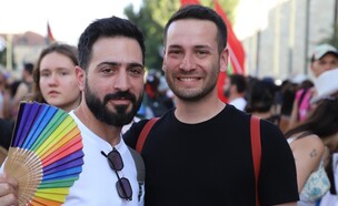 אלישע גולני ושרון פרי (צילום: אלעד ליפשיץ)