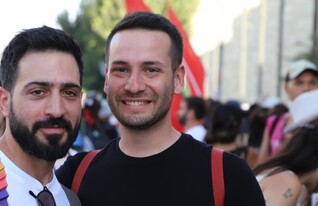 אלישע גולני ושרון פרי (צילום: אלעד ליפשיץ)