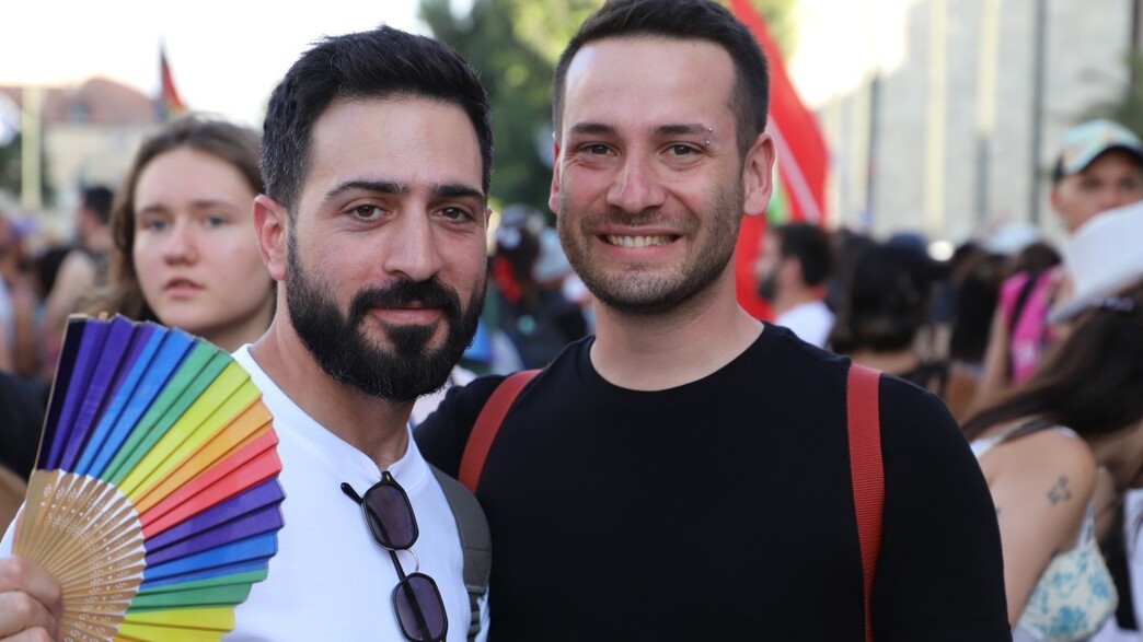 אלישע גולני ושרון פרי (צילום: אלעד ליפשיץ)