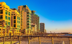 שקיעה תל אביב (צילום: kavram, shutterstock)