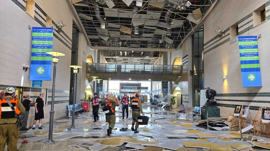 פגיעה ישירה בבית החולים סורוקה 