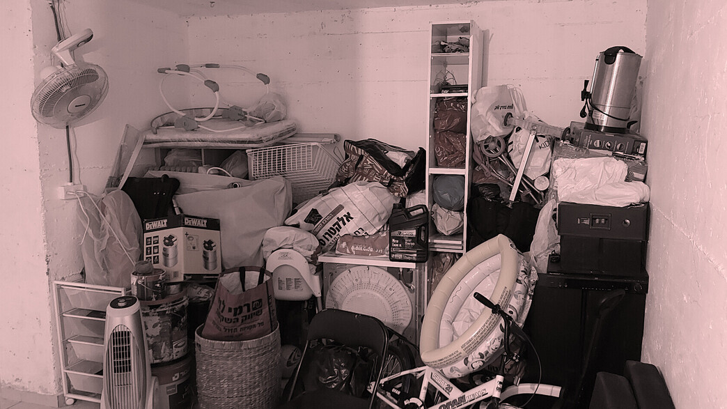 מקלט בירושלים לאחר שפונה באופן חלקי מקלט בירושלים לאחר שפונה באופן חלקי