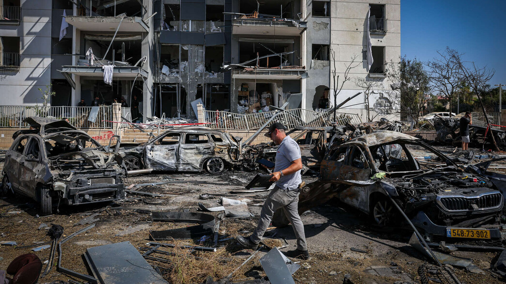 אתר נפילת הטיל האיראני בבאר שבע, 20.6.2025