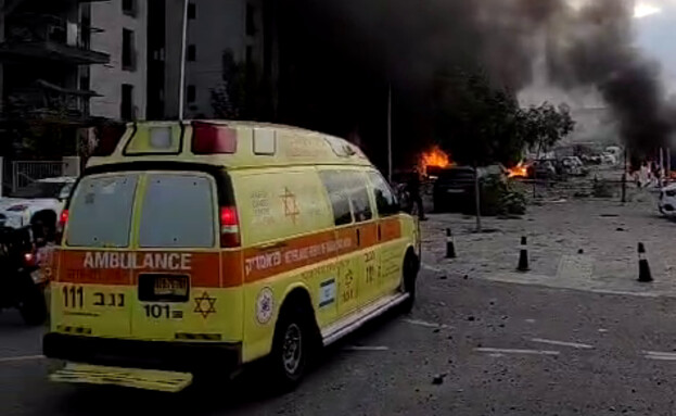 דיווח על נפילה באיזור באר שבע  (צילום: שימוש לפי סעיף 27א' לחוק זכויות יוצרים)