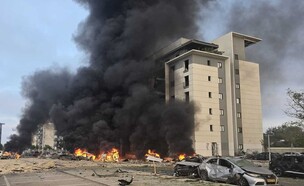 דיווח על נפילה באיזור באר שבע  (צילום: זאב דיקמן, קבוצת כתבים)