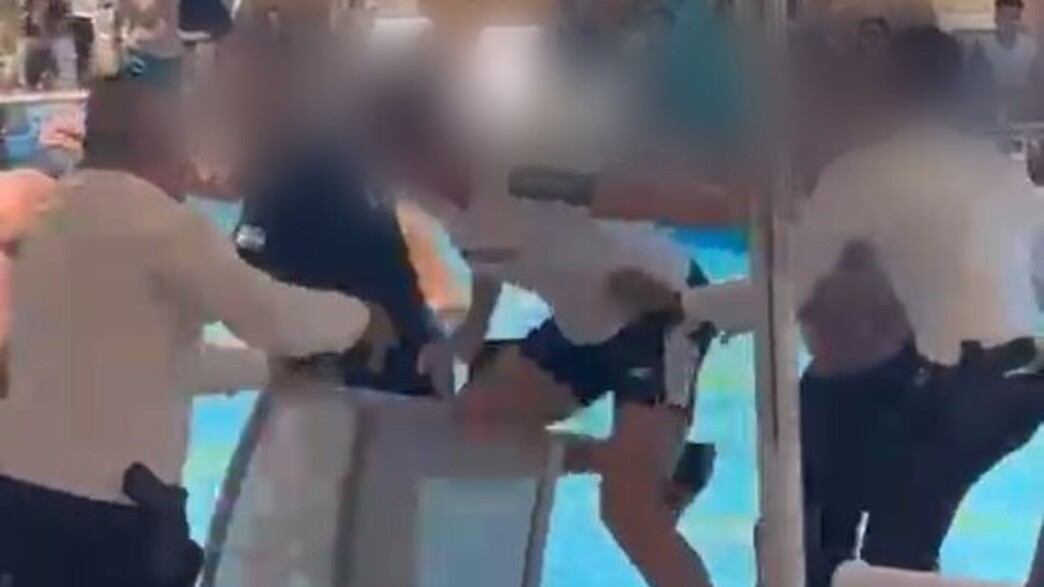 מכות בבריכה באילת מכות בבריכה באילת