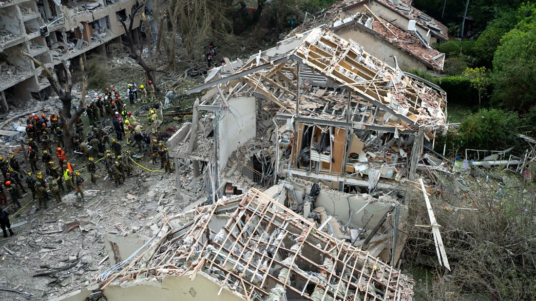 פגיעה בתל אביב מלחמה פגיעה בתל אביב מלחמה