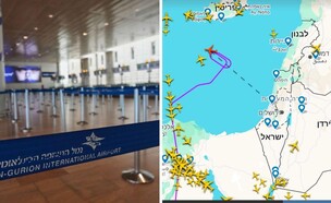 מרחב אווירי נסגר 22.6 (צילום: ap, צילום מסך)