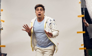 קורע מצחוק - אמיר שורוש  (צילום: משה נחומוביץ', באדיבות ספורט 1)