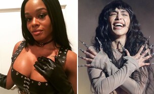 לורין, אזיליה בנקס (צילום: Christine OLSSON / TT NEWS AGENCY / AFP, Instagram)