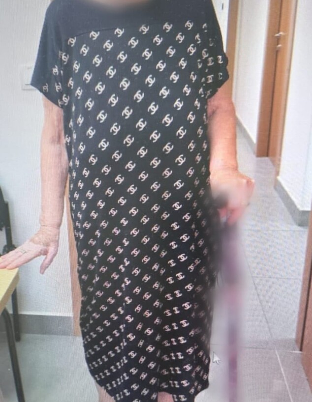 שוד אלים של קשישה בכניסה לסופר ברמת גן (צילום: דוברות המשטרה)
