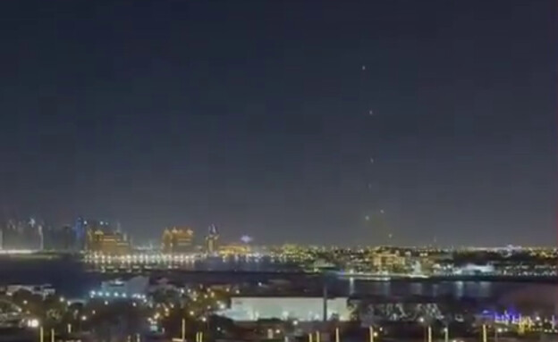 תיעוד שמי קטאר בתקיפה האיראנית