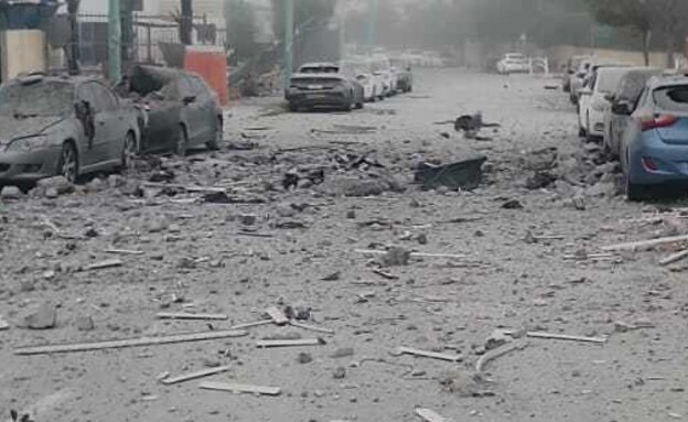 דיווח על נפילה באיזור באר שבע (צילום: שימוש לפי סעיף 27א' לחוק זכויות יוצרים)