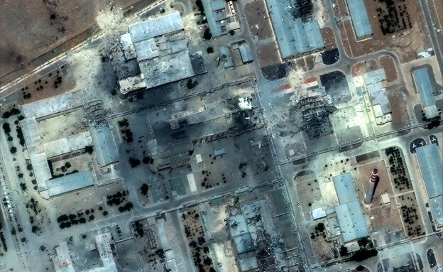 הנזק במתקן הגרעין נתנז לאחר התקיפה האמריקאית (צילום: reuters)