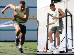 אמבפה. מימין: אחרי הווירוס, משמאל: לפני (Getty) (צילום: ספורט 5)