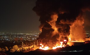 תקיפות צה"ל בטהראן (צילום: Stringer, getty images)