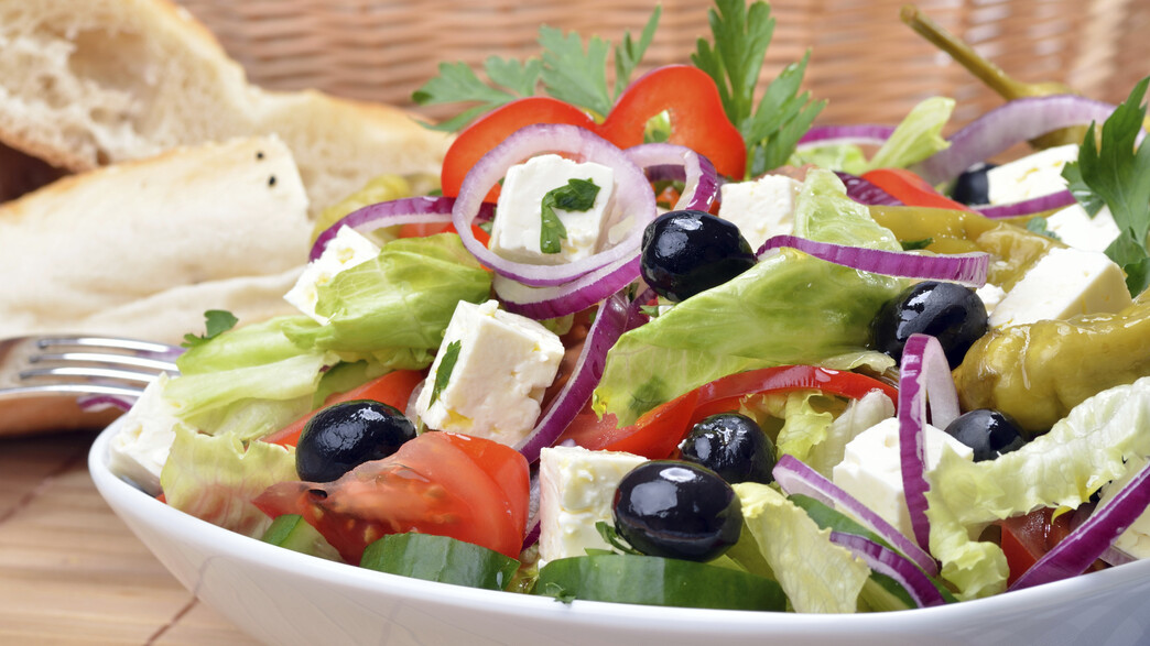 סלט יווני סלט יווני