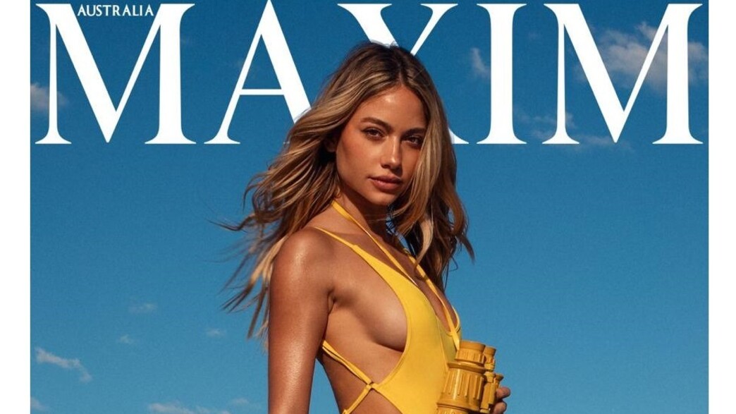 אלה איילון על שער מגזין MAXIM אוסטרליה