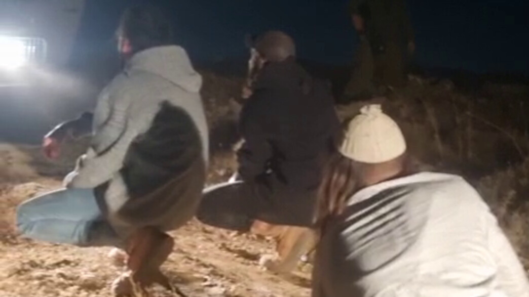 מעצר מתנחלים סמוך לכפר מאליכ שבחטיבת בנימין