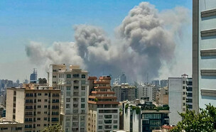 התקיפה באיראן (צילום: NIKAN/Middle East Images/AFP via Getty Images)