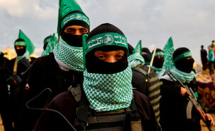 מחבלי חמאס (צילום: reuters)