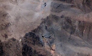 כלי עבודה במתקן הגרעין בפורדו, 29 ביוני (צילום: MAXAR)