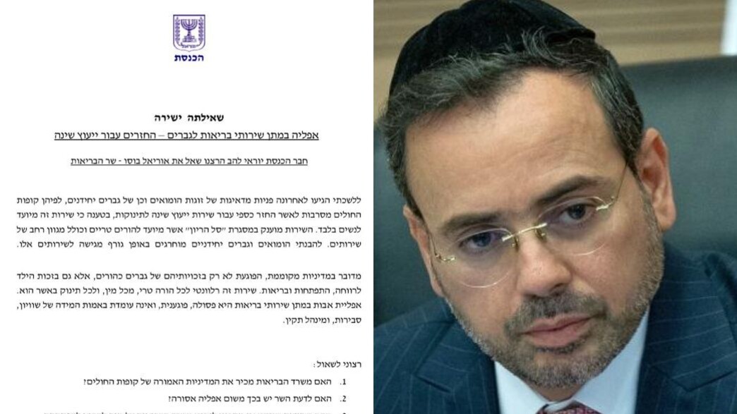 שר הבריאות אוריאל בוסו, המכתב ששלח ח"כ להב הרצנו שר הבריאות אוריאל בוסו, המכתב ששלח ח"כ להב הרצנו