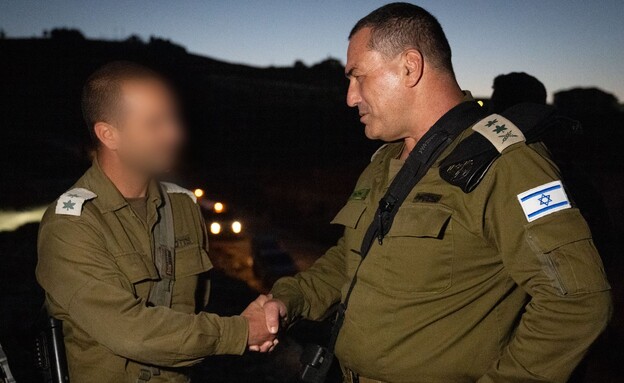 הרמטכל ומפקד הגדוד בבנימין