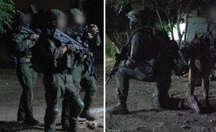המבצע הלילי למעצר החולייה האיראנית (צילום: דובר צה"ל)