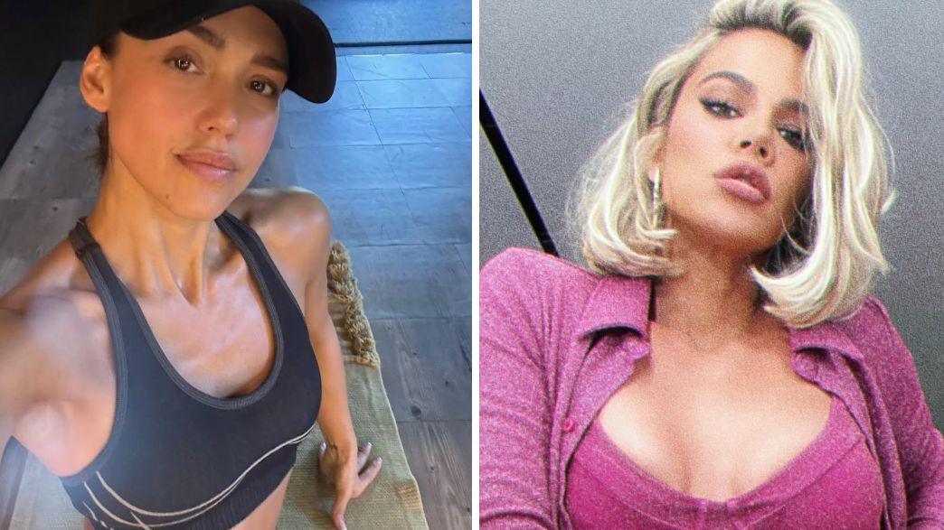 קלואי קרדשיאן וג'סיקה אלבה