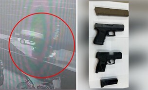 הירי לעבר הבית והאקדחים ששימשו את הסוחטים