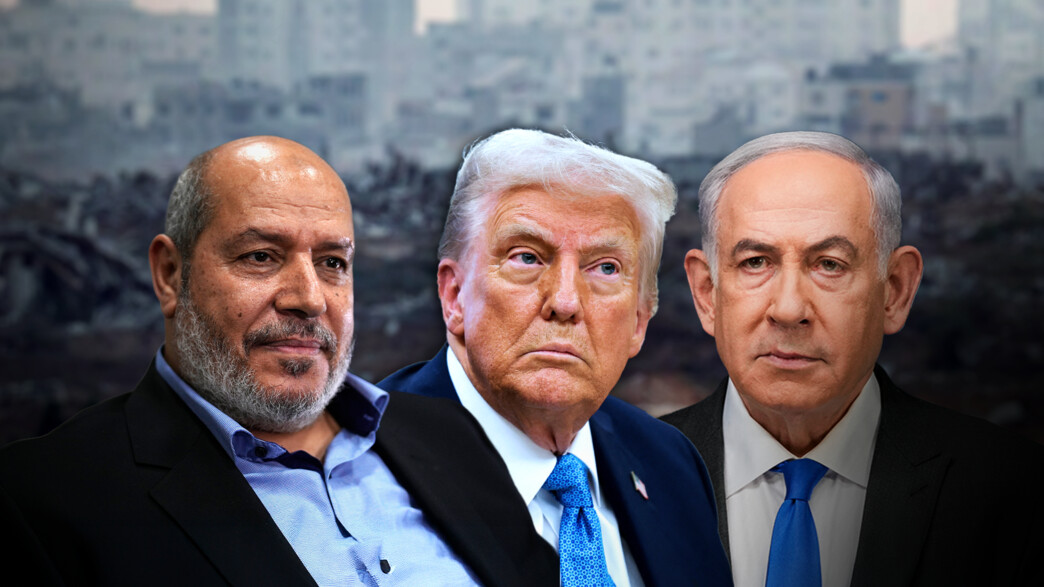 ח'ליל אל-חיה, דונלד טראמפ, בנימין נתניהו ח'ליל אל-חיה, דונלד טראמפ, בנימין נתניהו