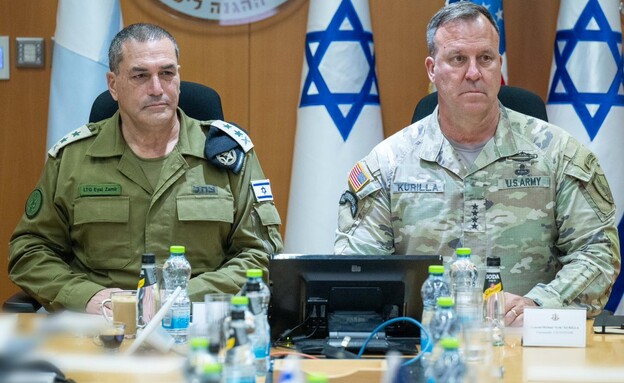 הגנרל מייקל אריק קורילה מפקד סנטקום בישראל (צילום: דובר צה