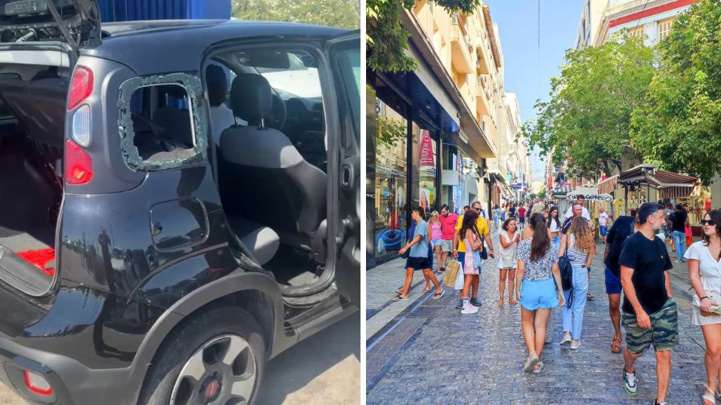 רכב של ישראלים נפרץ אתונה 