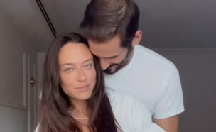 עומרי כספי ואשתו שני (צילום: instagram)