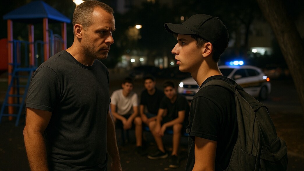 ננזף על ידי אביו ננזף על ידי אביו