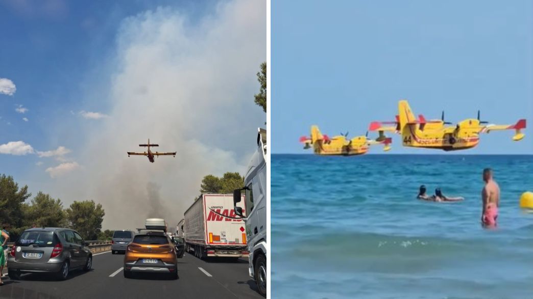 שריפות דרום צרפת שריפות דרום צרפת