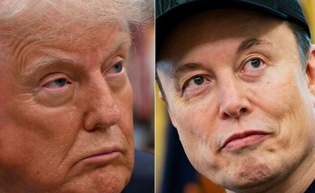 דונלד טראמפ, אילון מאסק (צילום: ALEX WROBLEWSKI,ALLISON ROBBERT/AFP via Getty Images)