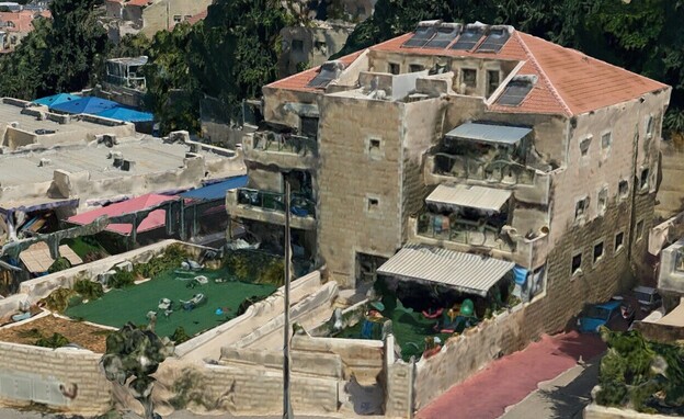 בניין מגורים בירושלים, מתוך מערכת GOVMAP (צילום: OfekAir Photography)