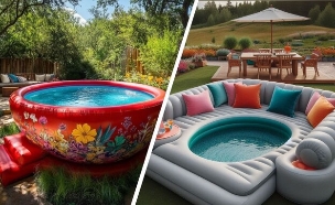 בריכות מתנפחות (צילום: פינטרסט)