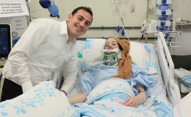 חני ואלחנן גרינברג לאחר התאונה (צילום: באדיבות המצולמים)